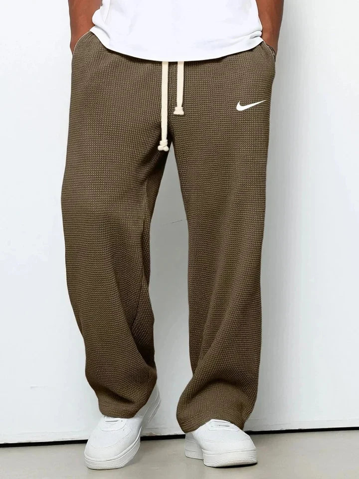 NK-Men's Spring And Autumn Casual Sports Textured Trousers