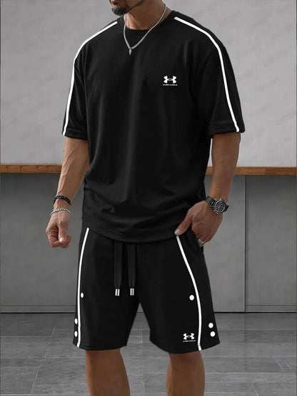 UA-Contrast-Knit Casual Sport Set