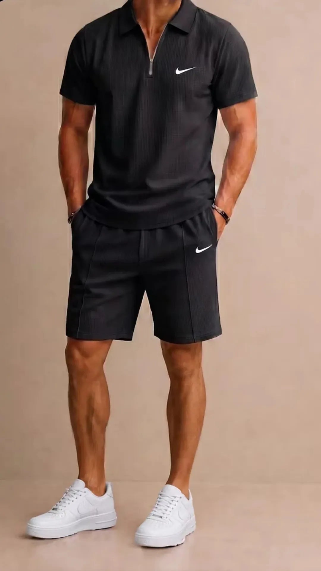 NK-Riviera Polo & Shorts Set