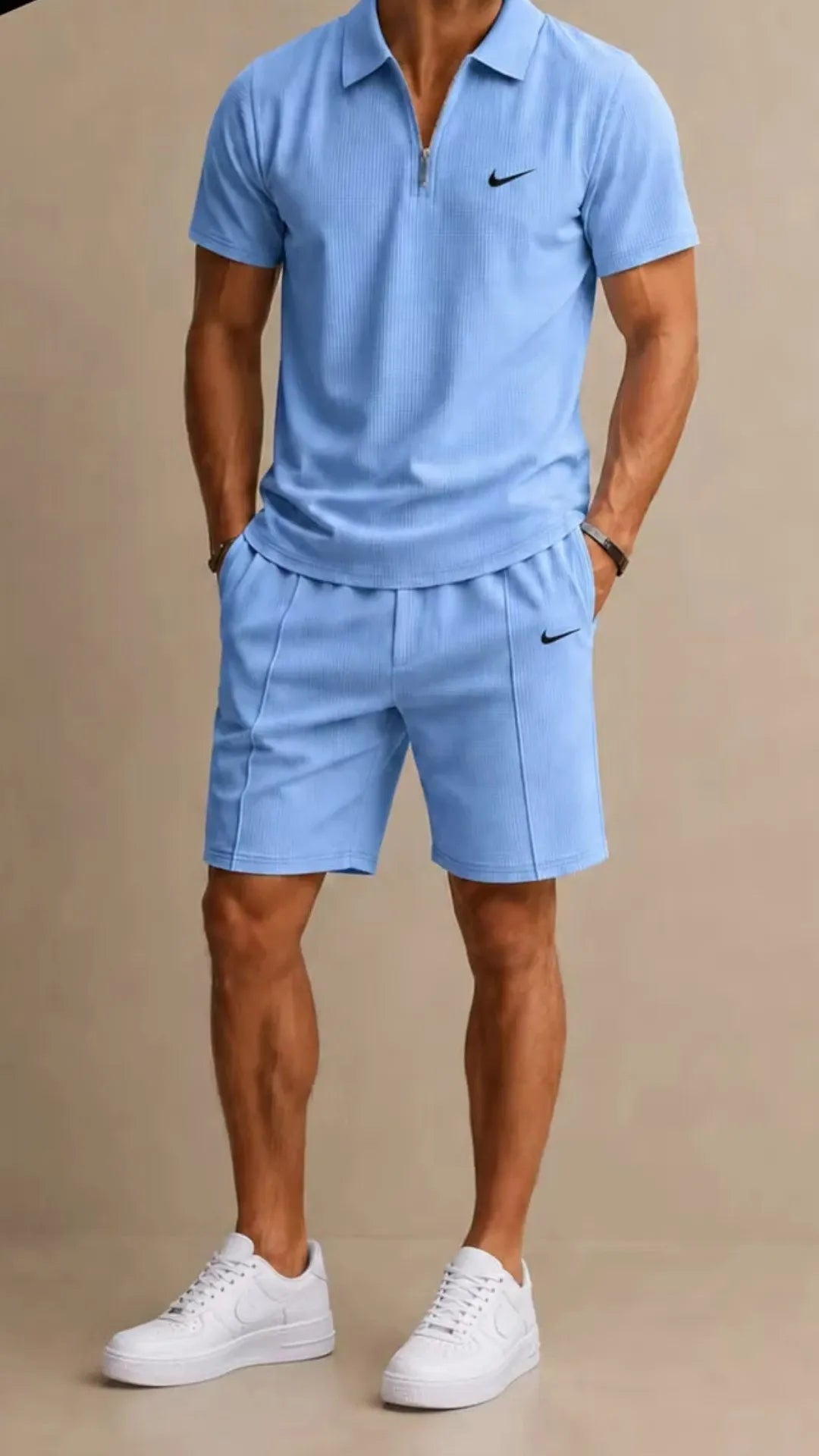NK-Riviera Polo & Shorts Set