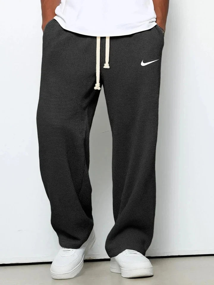 NK-Men's Spring And Autumn Casual Sports Textured Trousers